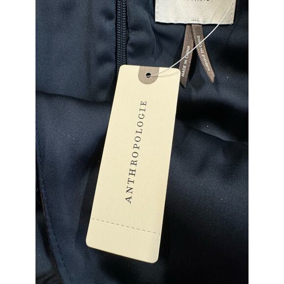 Anthropologie HD in Paris Tank Top Size 4 Yana Jacquard Metallic Peplum NEW NWT - Picture 5 of 16